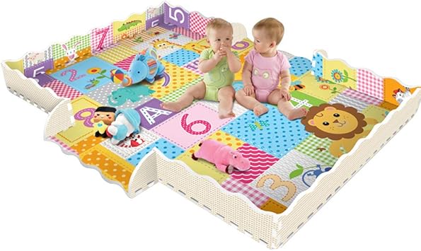 Blanketswarm Baby-Spielmatte, 2 cm dick, ungiftige, ineinandergreifende