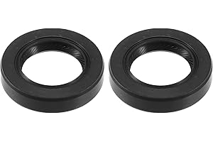 VekAuto 2 Pcs Engine Camshaft Seals Compatible for Honda CR-V 1997-2001, Durable Rubber Black Oil Seal