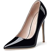 GENSHUO Women's 4.7 Inch Pumps Pointy Toe Stiletto Sexy High Heels Work Party Wedding Shoes
