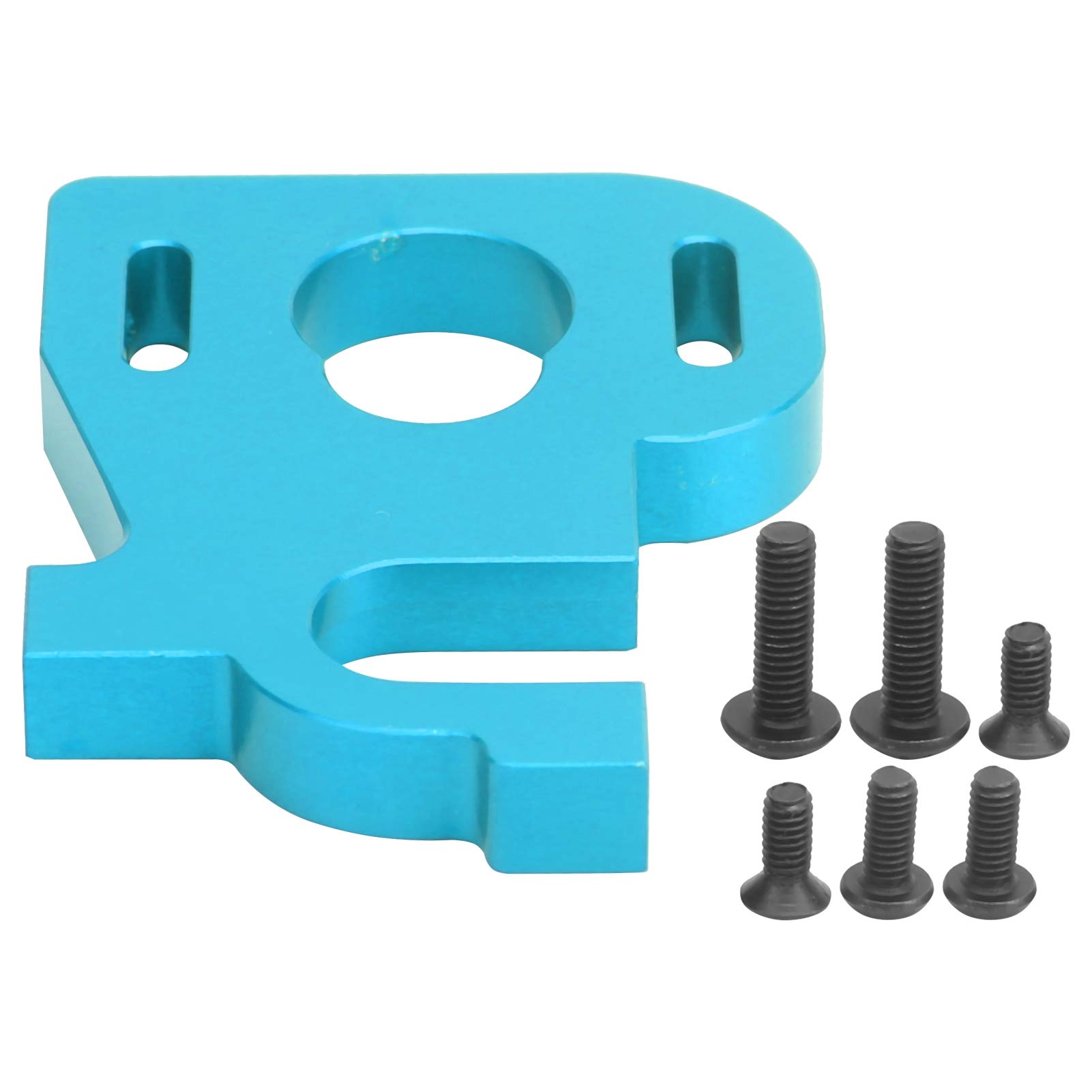 Adkustable Motor Mount Seat Holder Motor Mount Bracket Fit for Wltoys 1/14 144001 RC Model Parts (Blue)