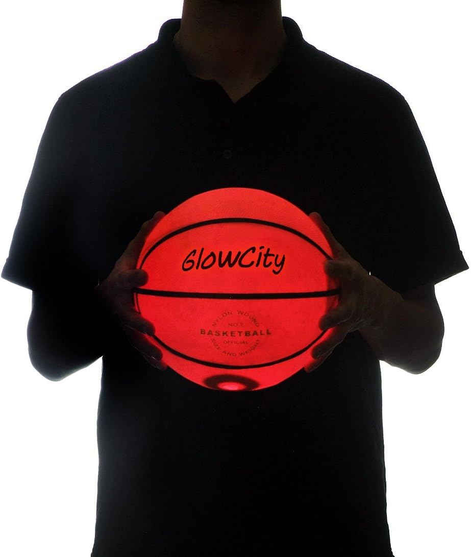 GlowCity Light Up Basketball-Uses Two High Bright LED's (Official Size and Weight): Toys & Games