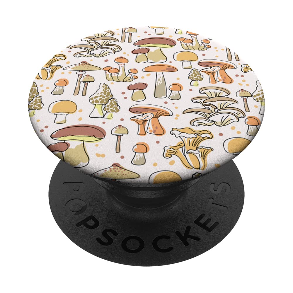 Mushroom Hunter Foraging Mushroom Forager Morels Grow Kit PopSockets Swappable PopGrip