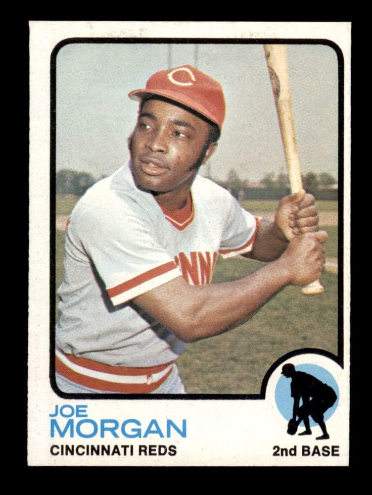 Amazon Com 1973 Topps 230 Joe Morgan Cincinnati Reds Baseball Card Ex Mt Reds Collectibles Fine Art