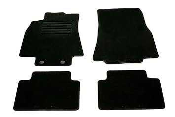 Auto Fußmatten Velours Set 4-teilig passgenau, schwarz