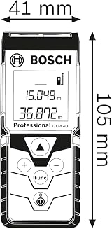 Bosch Professional GLM 40 Laser Measure with Memory 40 m IP54 view 7