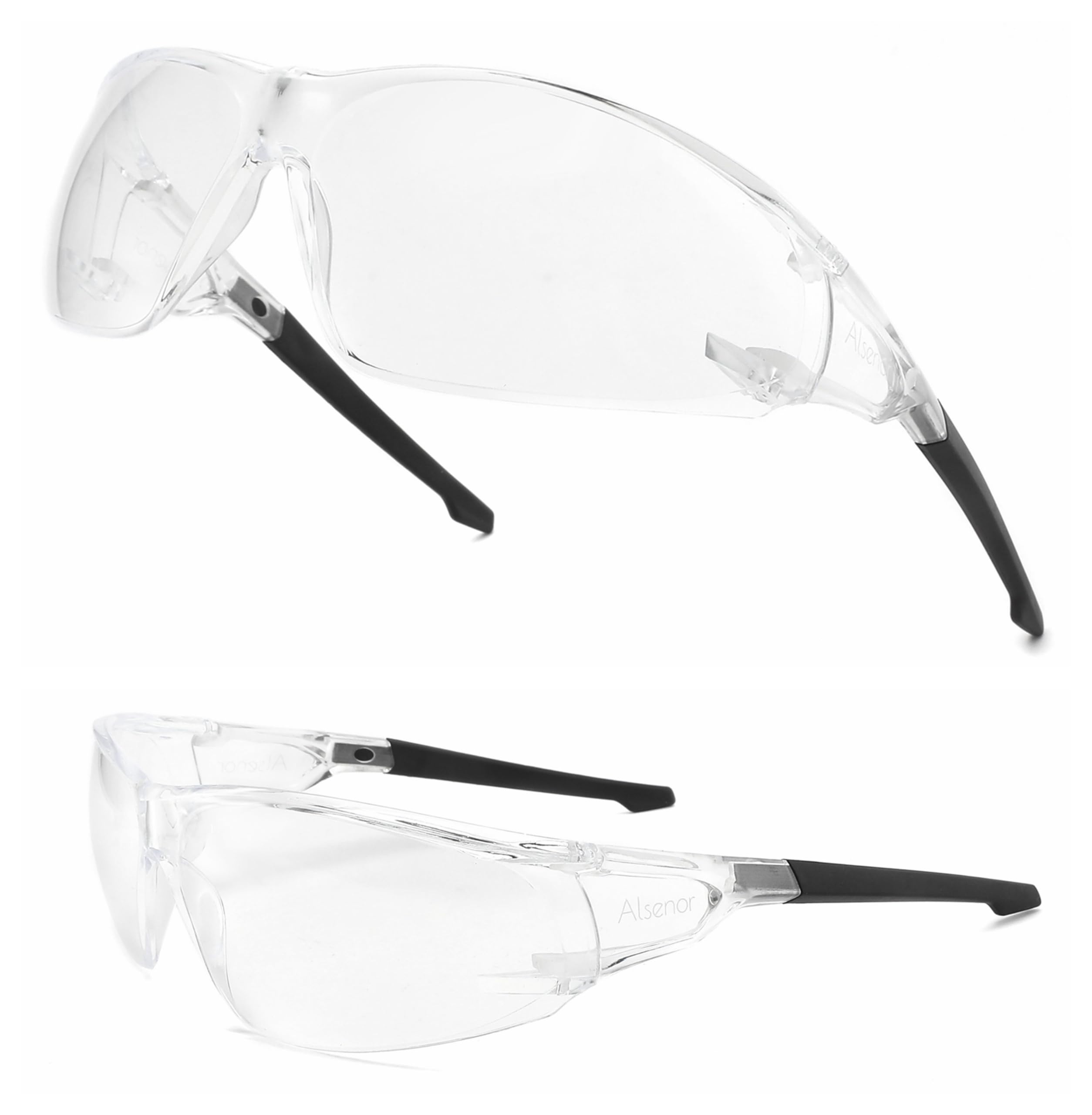 Photo 1 of Alsenor Anti Fog Goggles Wrap-Around Shooting Safety Glasses Blue Light Blocking Protective Eyewear ANSI Z87 Cycling Glasses
