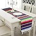 14 x 84 inch Mexican Table Runner for Mexican Party Decorations Wedding Supplies, Cotton Mexican Serape Table Runner