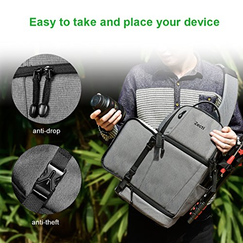 Zecti-Sling-Camera-Bag-for-DSLR-Camera-Canon-Nikon-Sony-Pentax-Olympus-and-etc-Gray