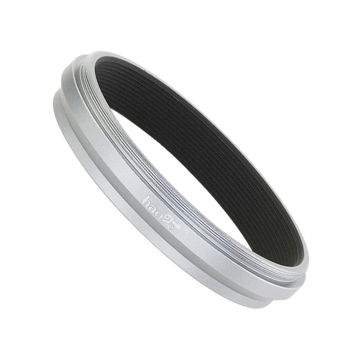 Haoge LAR-X100W Lens Filter Adapter Ring for Fujifilm Fuji FinePix X70 X100 X100S X100T X100F Camera fit 49mm UV CPL ND Filter Lens Cap Replace Fujifilm AR-X100 Silver