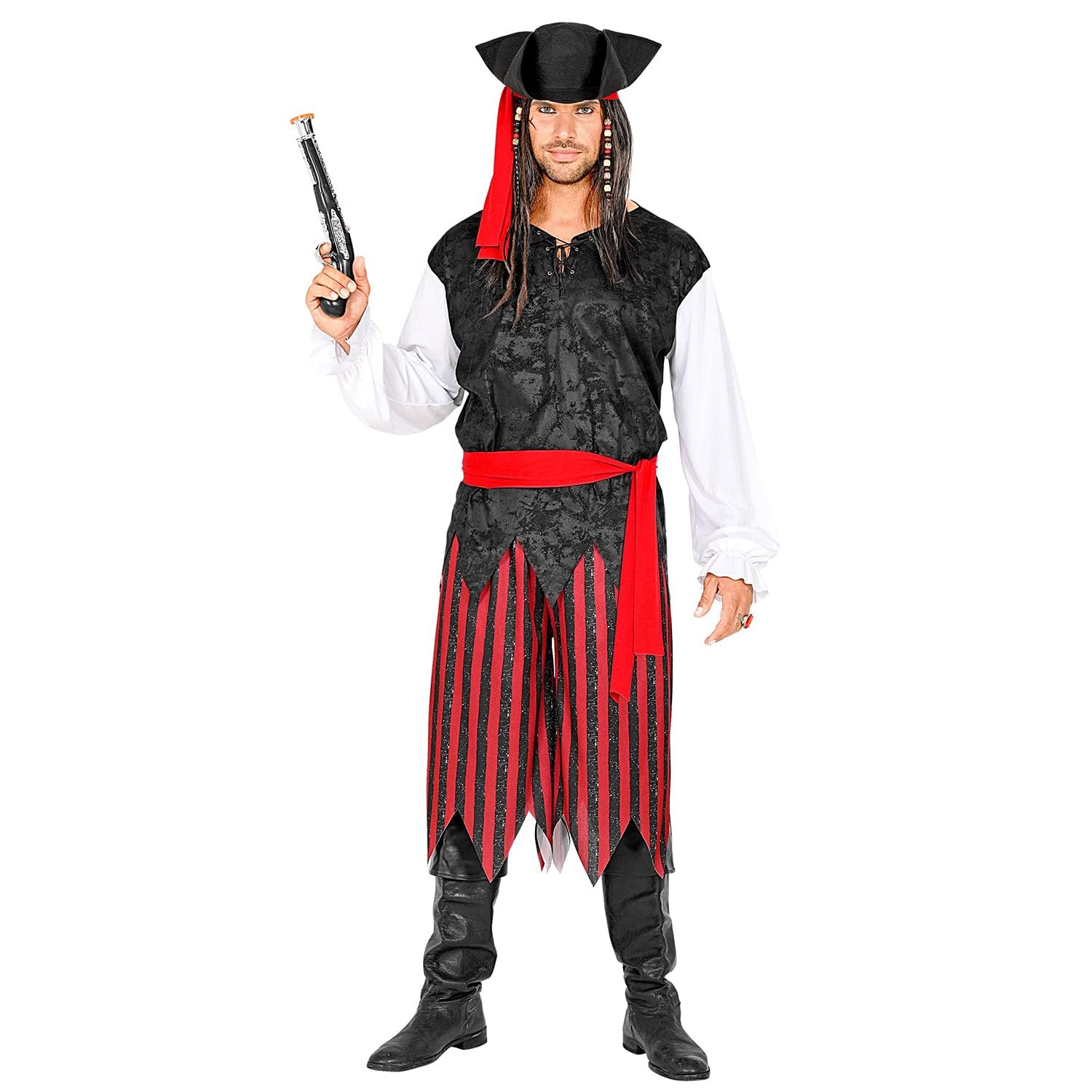 Widmann Costume Pirate, Captain, Bandit, Halloween, Fancy Dress Costumes, Carnival