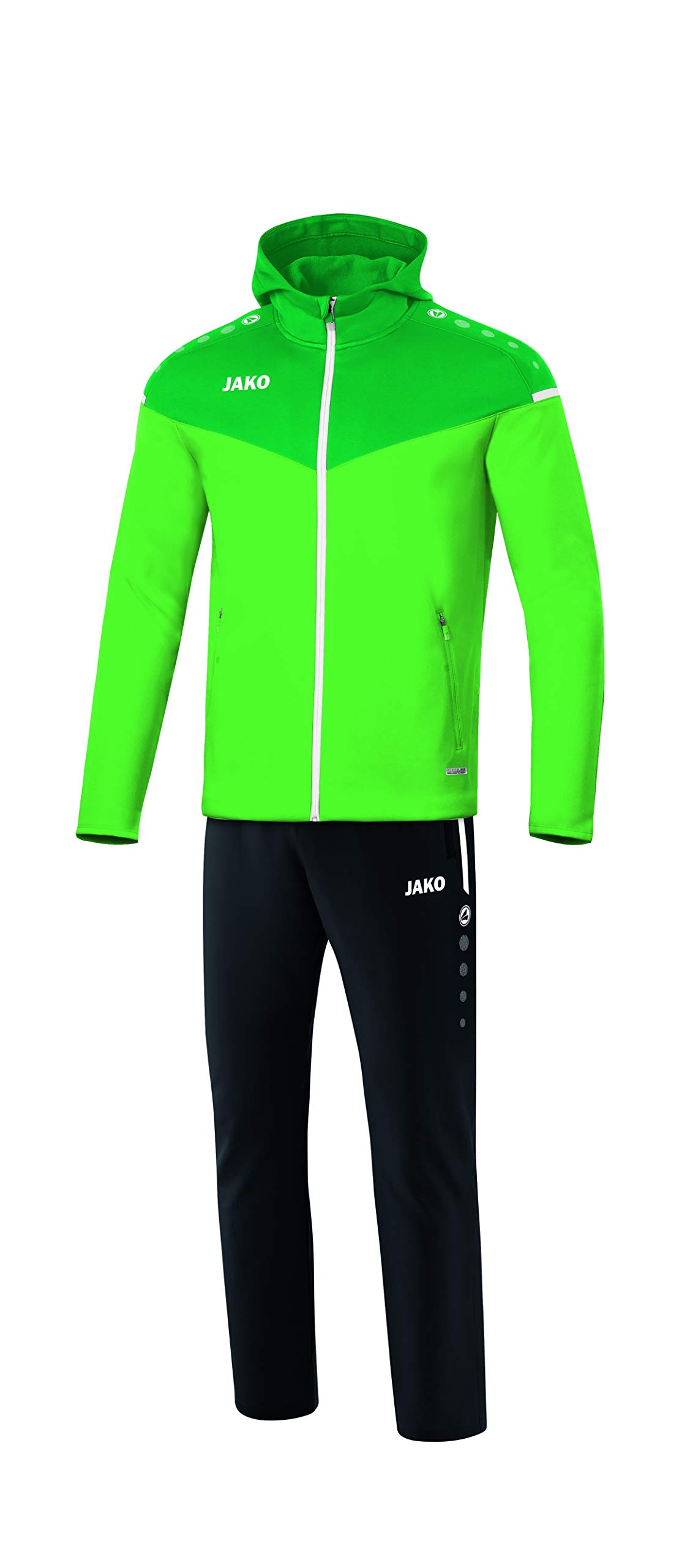 JAKO Champ 2.0 M9620 Men's Tracksuit with Hood, Soft Green/Sports Green, XL — image 1