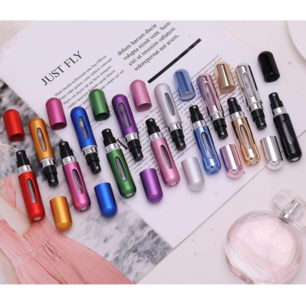 melysUS Travel Portable Mini Refillable Perfume Atomizer Bottle Scent Pump Spray Case Refillable Containers