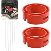 2PCS Heavy Duty Coil Spring Spacers B Type,Universal Rear Coil Springs Spacer for Enhancing Spring Rate with 1.45''-1.65" Spacing,Professional Automotive Rear Springs Booster