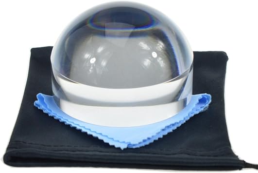 Amazon.com : YOCTOSUN 3 Inch Acrylic Dome Magnifier 5X Paperweight Reading Magnifying Glass Optical Half Ball Lens with Nice Box and Polishing Pouch(80mm) : Office Products