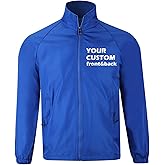 KENSBUY Windbreaker Jacket Custom Your Logo Text Waterproof Lightweight Workwear Outdoor Team Work Uniform