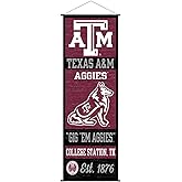 Texas A&M Aggies Banner and Scroll Sign