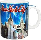 The Skyline of New York Ciy Metallic Color Coffee Mug
