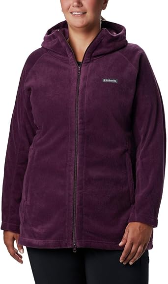 columbia women's benton springs ii long hooded jacket