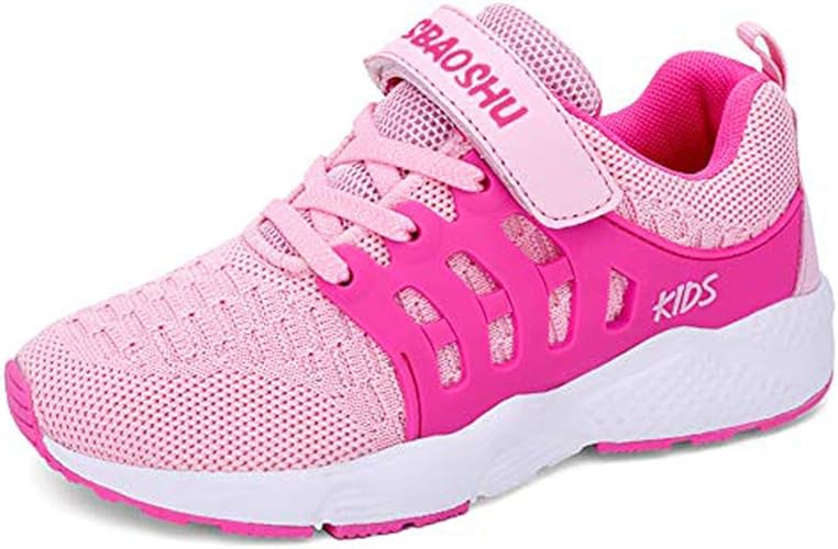 girls black and pink trainers