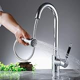 Heable Replacement Kitchen Tap Pull Out Spray Shower Head 2 Function Chrome G1/2 view 4