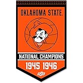 Oklahoma State Cowboys Basketball National Champions Banner