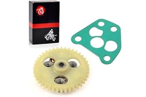 Oil Pump & Oil Pump Drive Gear Compatible with YAMAHA Raptor 350 Warrior 350 Big Bear 350 Wolverine 350 Moto 4 350 Big Bear 4