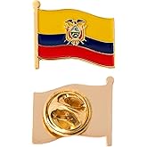Desert Cactus Ecuador Lapel Pin Country Enamel Made of Metal Souvenir Hat Men Women Patriotic Ecuadorian (Waving Flag Lapel Pin)