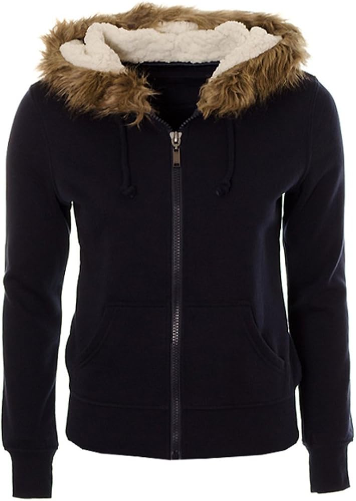 navy hooded cardigan ladies