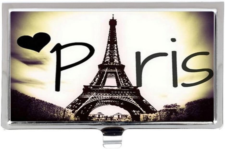 Eiffel Tower Love Paris Custom New Fashion Business Name Card Holder Stainless Steel Case - From Yesir Man GIFT