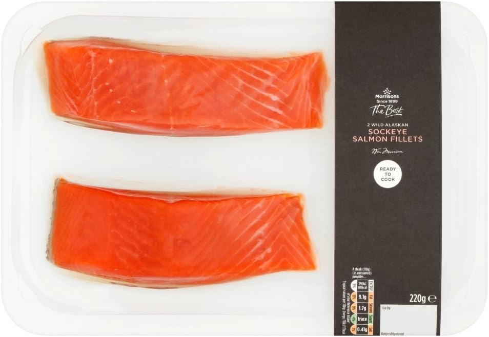 Morrisons The Best Sockeye Salmon, 220g Amazon.co.uk Grocery