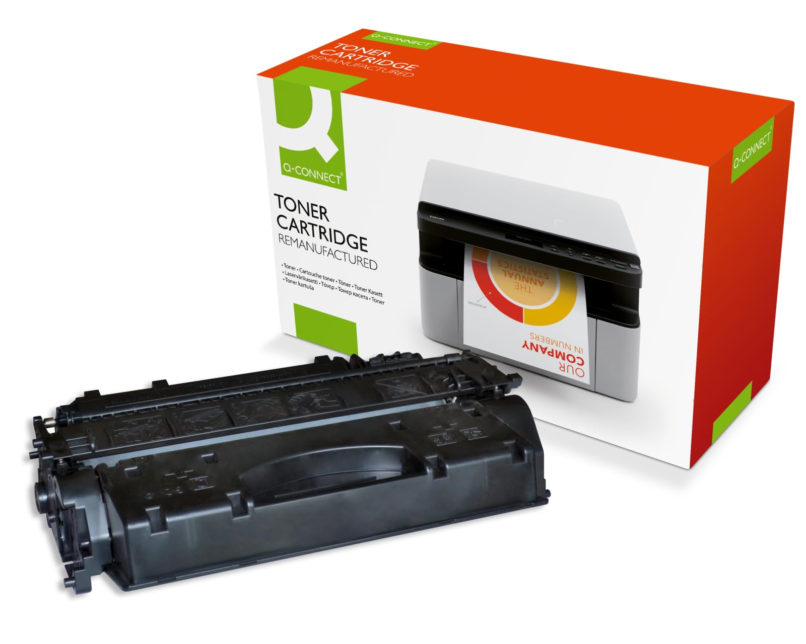 Q-Connect Compatible Solution HP 05X Black Laserjet Toner Cartridge High Capacity