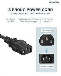 Gaming PC Power Cord for iBuyPower CLX Omen Dell HP