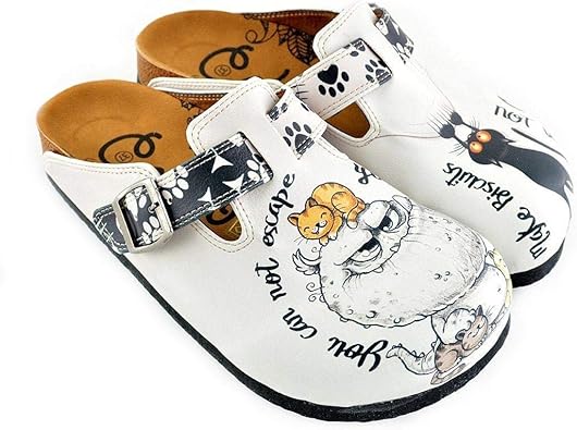 paw print clogs