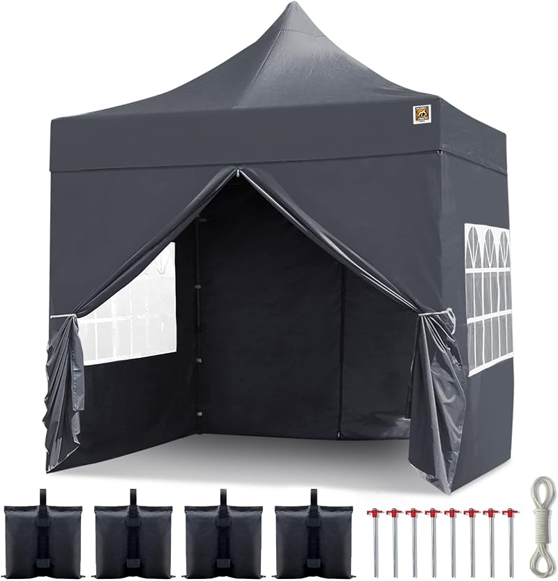 Gorilla Gazebo 2.5x2.5m Pop Up Commercial Grade Waterproof Gazebo