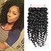 Kinky Curly Lace Front Wigs Human Hair Original Queen Human Hair Wigs for Black Women Brazilian Virgin Human Hair Transparent Lace Closure Wigs Deep Curly Human Hair Wigs 1B Black Color (10Inch)