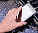 iPhone 6 Case ,LA GO GO(TM) Beauty Luxury Diamond Hybrid Glitter Bling Soft Shiny Sparkling with Glass Mirror Back Plate Cover Case for Apple iPhone 6 (4.7) - Retail Packaging (Silver)
