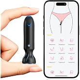 Mini Bullet Vibrator Adult Toys - Vibrators App Controlled Female Sex Toys with 9 Vibration Modes, Lipstick G Spot Dildo Clitoral Vibrator, Long Distance Discreet Vibrator for Women &amp; Couples (Black)