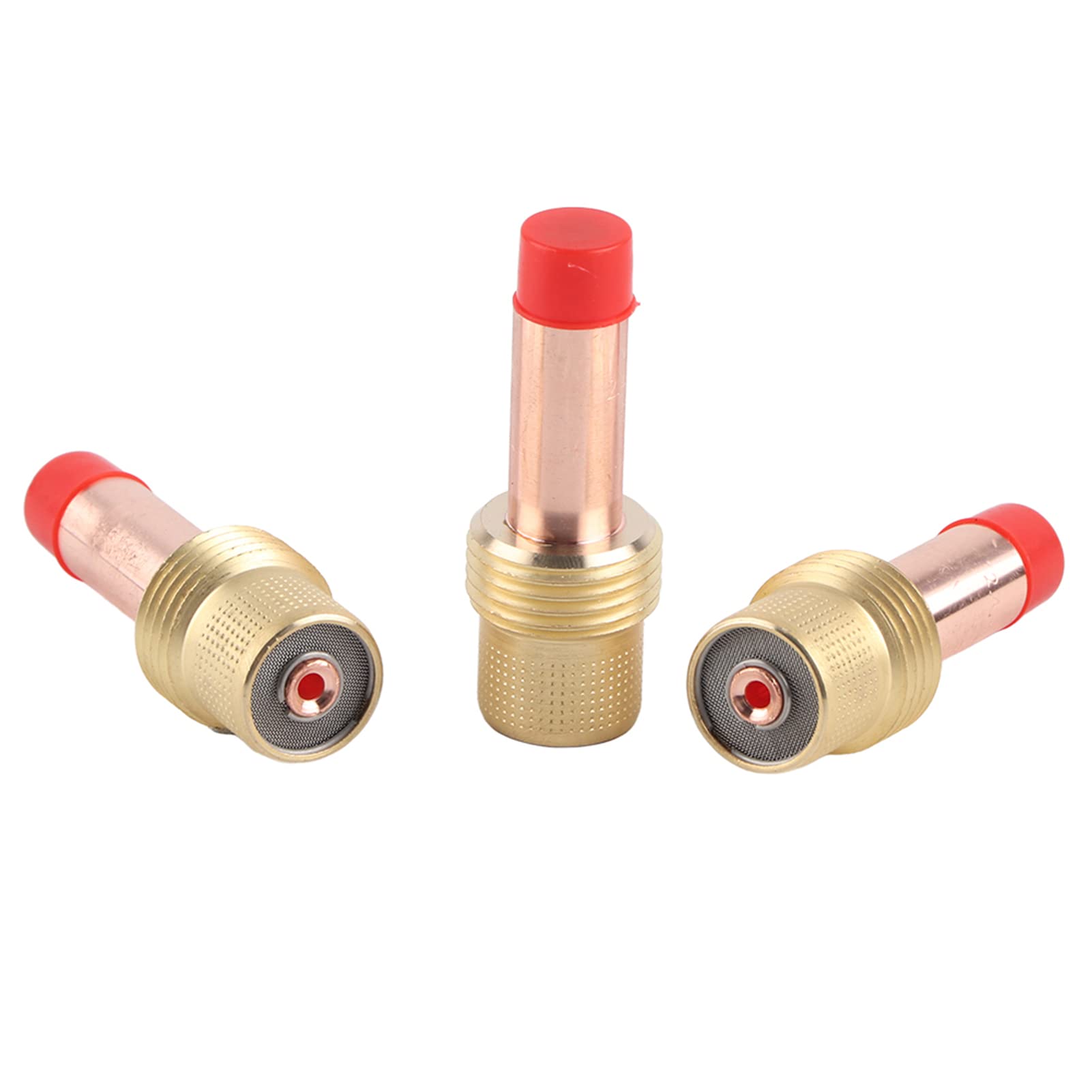Hilitand 3 Pcs TIG Welding Gas Lens 45V26 Collet Body Gas Lens for Tig Welding Torch WP-17 WP-18 WP-26 2.4mm