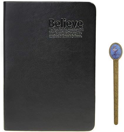 Amazon 手帳 厚手 ノート 無地 メモ帳 日記帳 読書ノート イラスト 見開き 高級 Pu おしゃれ しおり紐 しおり付き 物差し 文房具 オフィス用品 ビジネス 勉強 子供 学生 大人 プレゼント ブラック ノート 文房具 オフィス用品