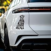 UILMNIY All You Need is Love and a Dog Pet Car Decal, Vinyl Sticker Pet for Lover Vehicle Bumper, Glossy Dog Car Window Laptop Stickers TE080 (Black)