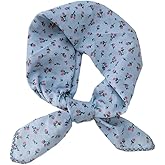 Pemilosci Large Cotton Bandana Headband, Head Wrap, Protective Coverage, Hair Neck Scarf for Women 28 x 28 inch