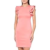 Tommy Hilfiger Scuba Flutter Sleeve Sheath Dress