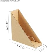 Sourcing Map Adjustable Cardboard Corner Protector 7x7x2.5cm Pack of 60 view 2