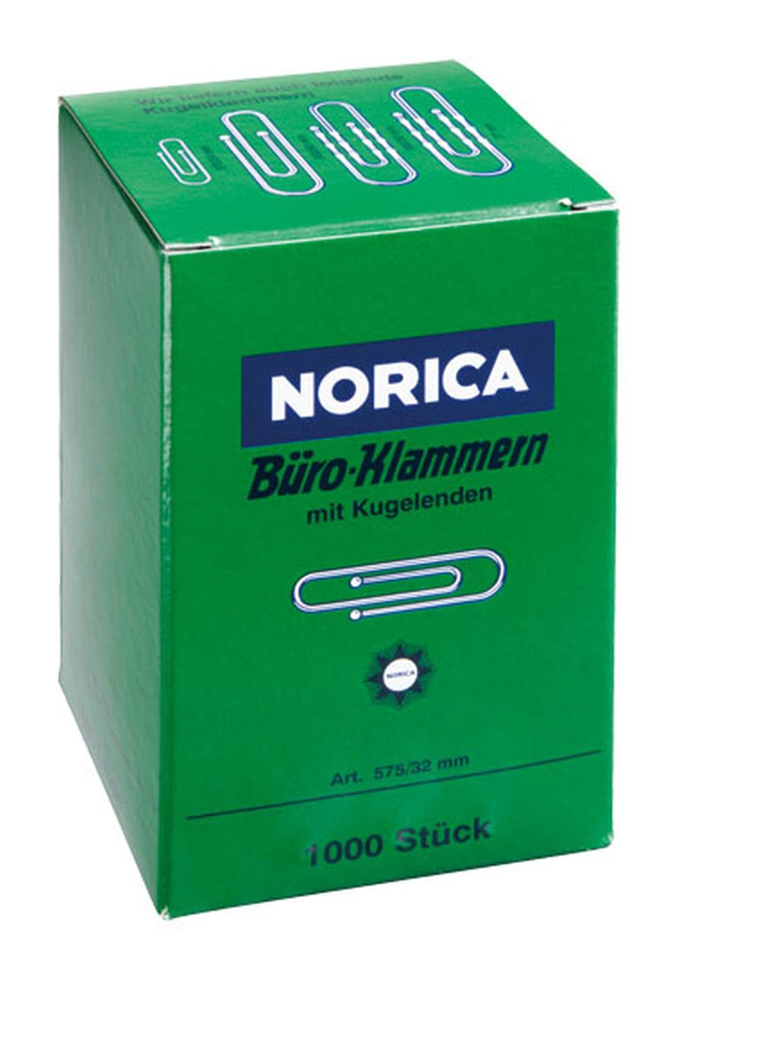 Alco-Albert 2220 Paper Clips with Ball End, 32 mm – Pack of 1000