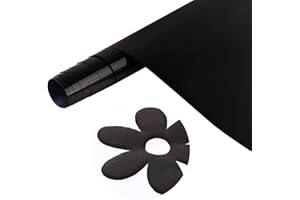 Tintnut Black Puff HTV Vinyl Heat Transfer - 10in x 6ft Roll, 3D Puff Vinyl for T-Shirts, Compatible with Cricut/Silhouette Cameo