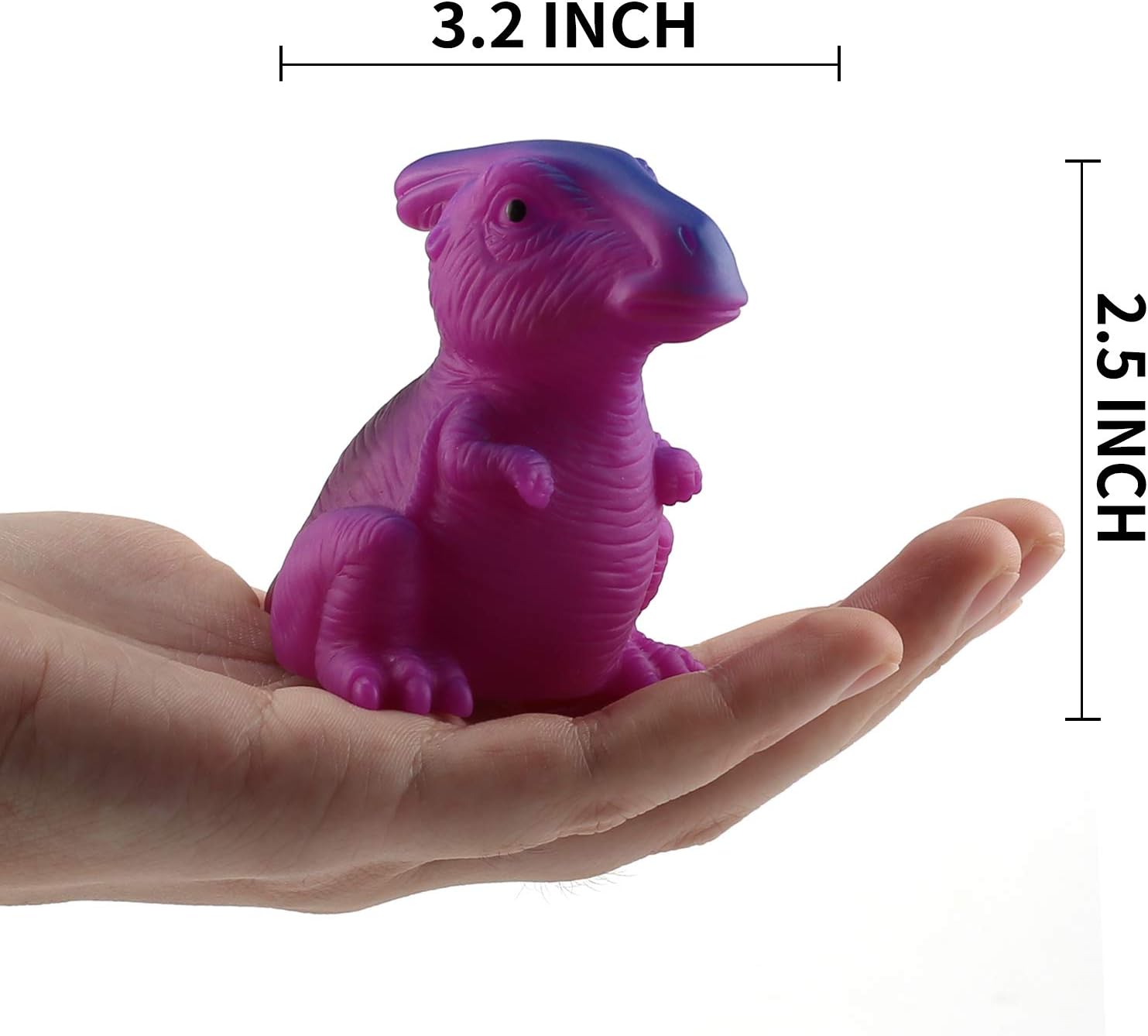 MAPIXO 6 Packs Light-Up Floating Dinosaur Bath Toys Set, for Baby Toddler Nephew in Birthday Christmas Easter , Great Water Bathtub Shower Pool Bath Toy for Children Preschool: Toys & Games