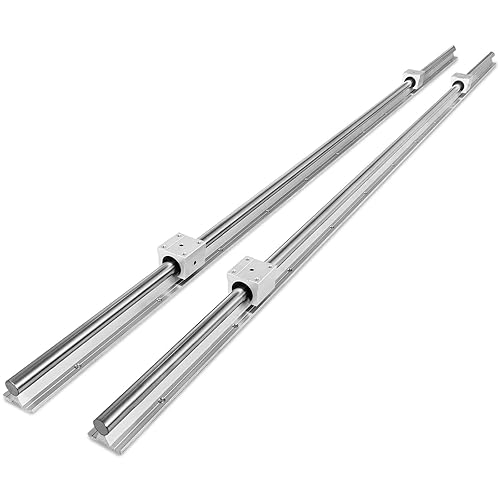 Linear Rail SBR20-800mm 2 Linear Slide Guide with 4 SBR20UU... Linear Rail SBR20-800mm 2 Linear Slide Guide with 4 SBR20UU...
