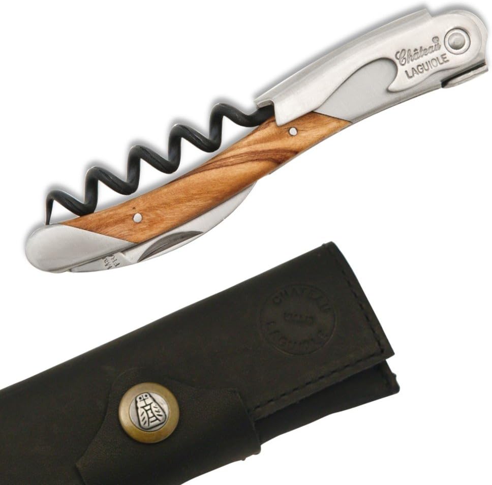 Wine opener ChateauLaguiole Grand Cru Olive Wood Handle direct from France Amazon.ca Home