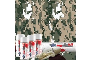 Tan Green White Digital Camo Hydrographics Kit MyDipKit - MC-841 - My Dip Kit