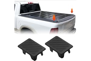 JERBOR 2Pack Silicone Pickup Trucks BedRail Stake Pocket Covers for Dodge Ram 1500 2500 3500 2009-2018 Truck Bed Rail Stake P